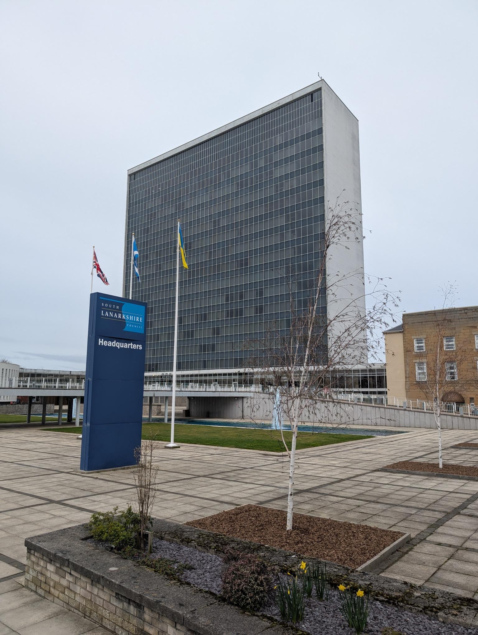South Lanarkshire headquarters in Hamilton.